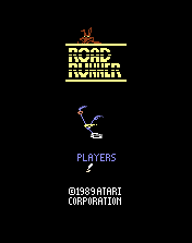 Road Runner Title Screen